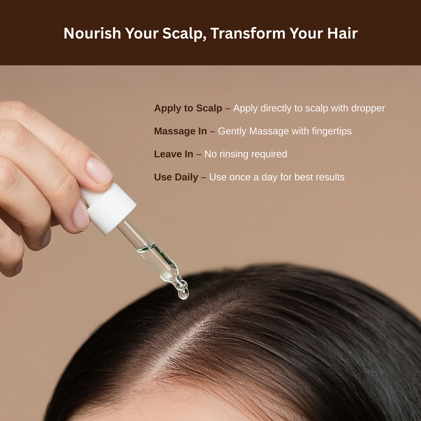 HAIR-GRO Scalp Serum for Hair Thinning & Shedding