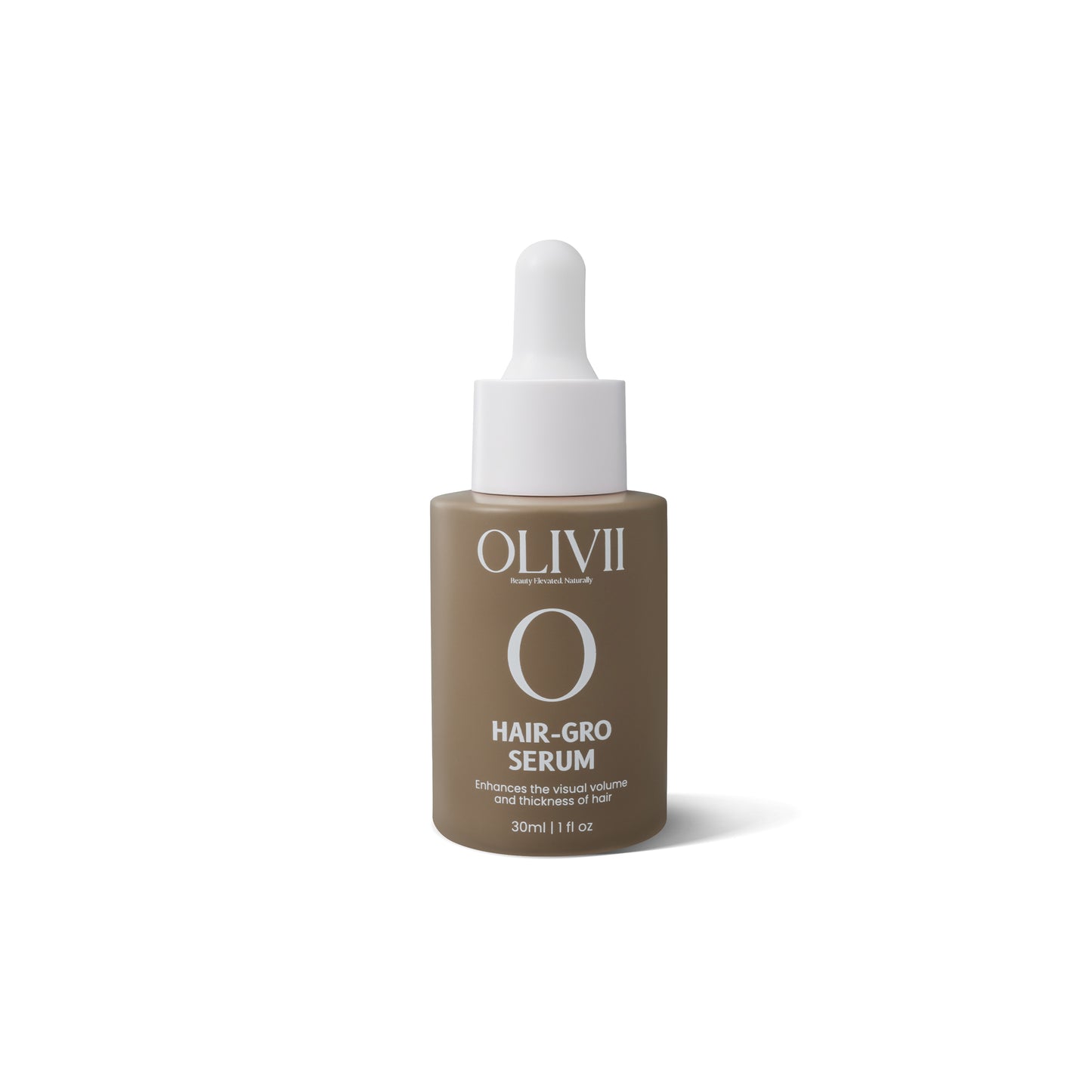 OLIVII Hair-Gro Serum bottle on a white background