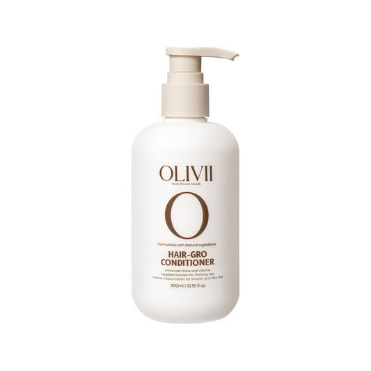 Olivii Hair-Gro Conditioner bottle on a white background