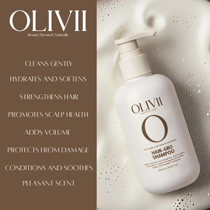 OLIVII hair shampoo benefits