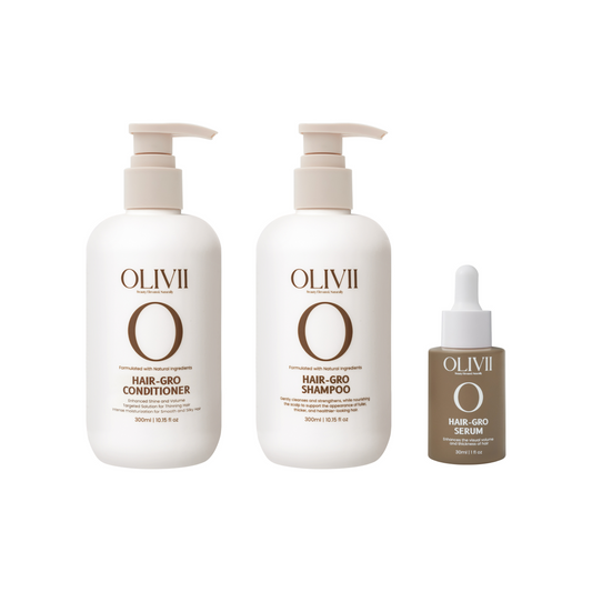 Hair-GRO Serum + Shampoo + Conditioner Bundle